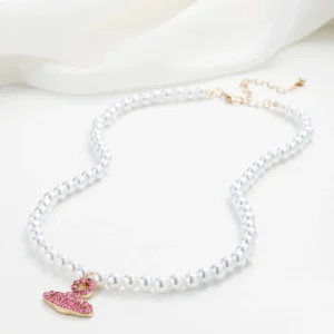 Pearl Necklace Designer Vintage Cz Choker