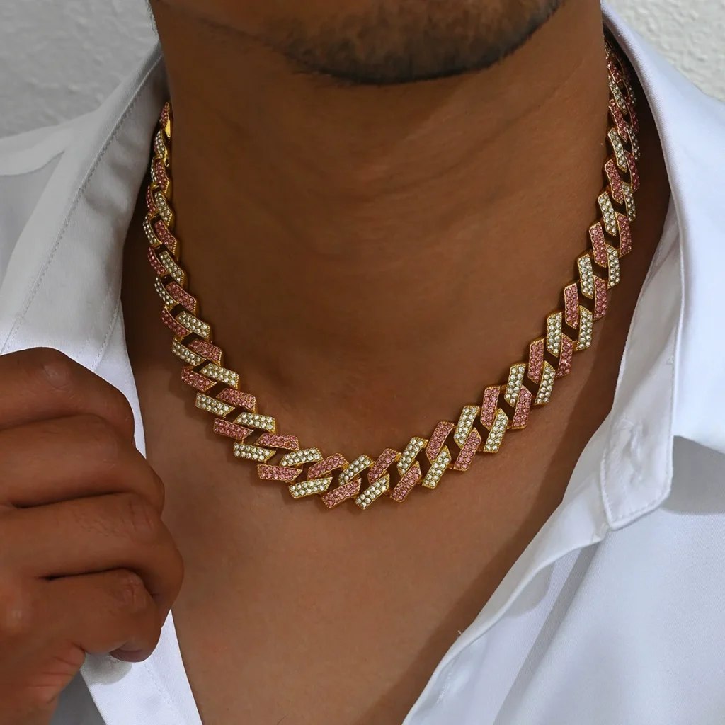 Office Chic European Necklace Designer Cz Long Chain Cz Alloy