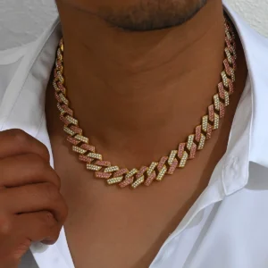Office Chic European Necklace Designer Cz Long Chain Cz Alloy