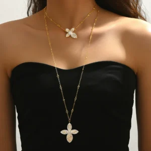 European Women'S Necklace Cz Choker Designer
