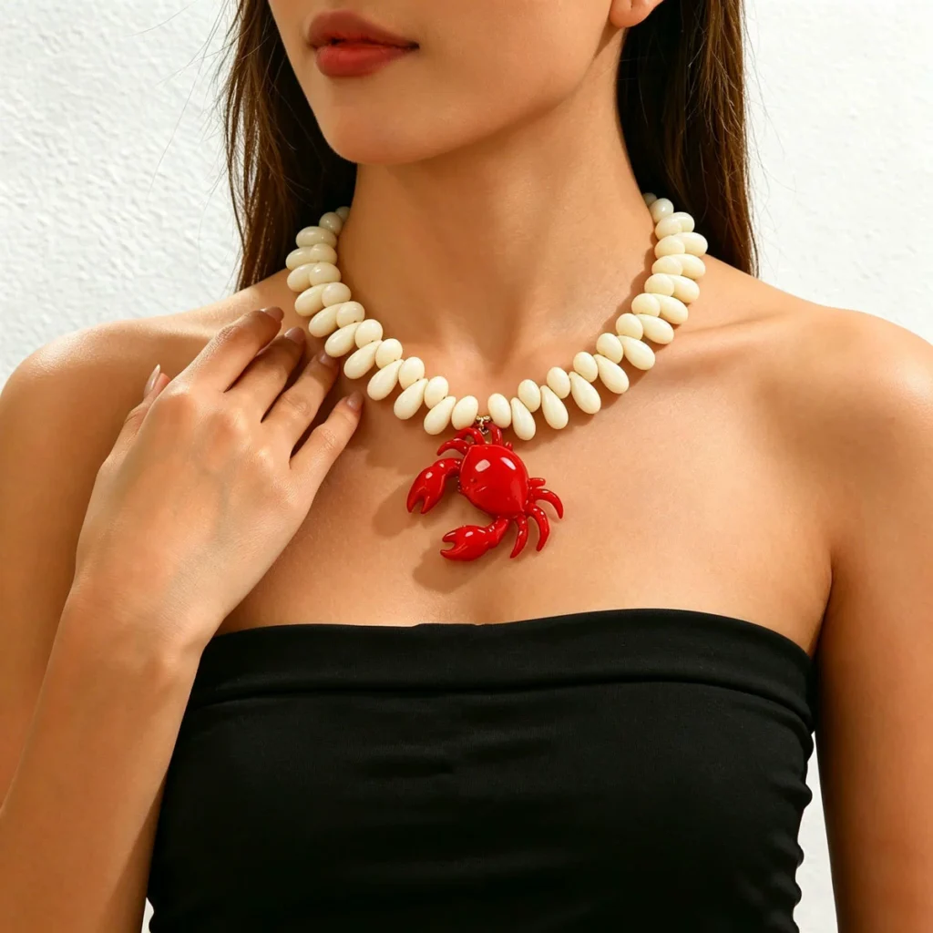 European Necklace Pendant Choker Designer