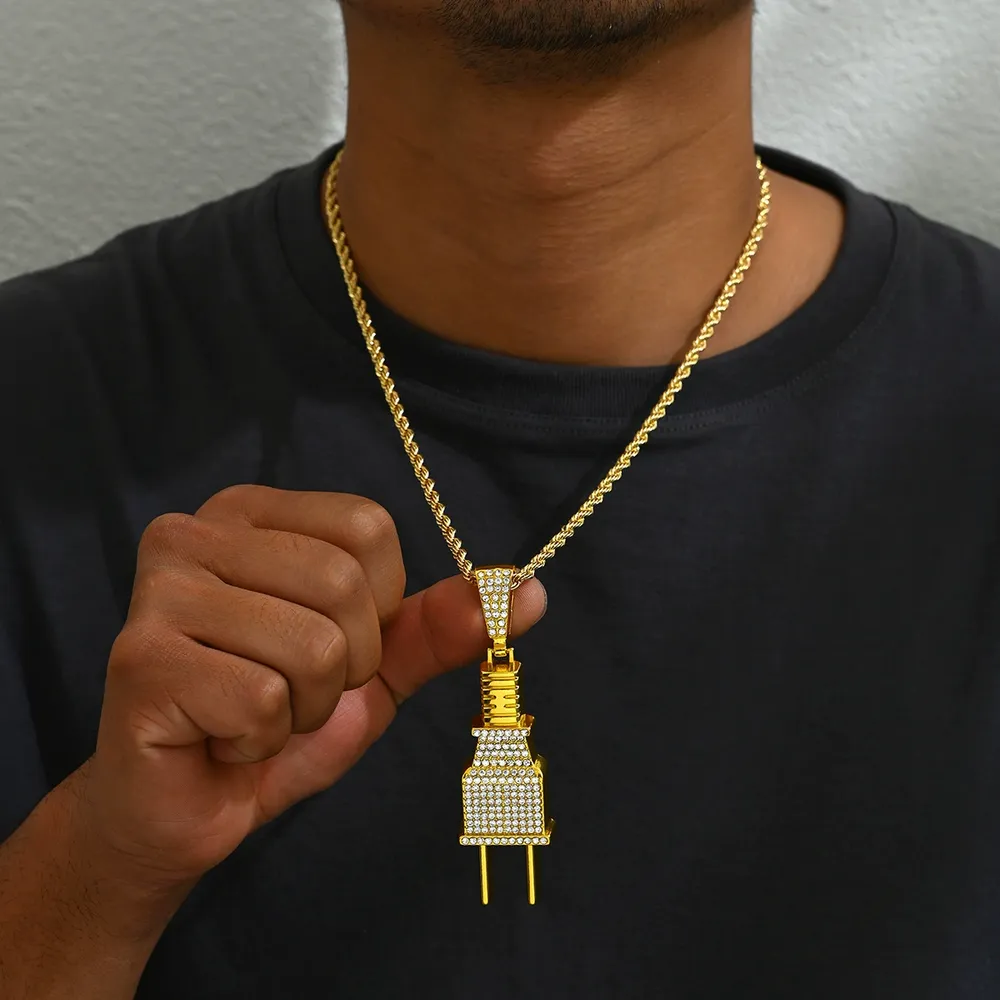 European Necklace Pendant Chain Cz Alloy