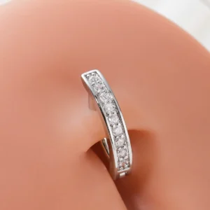 Minimalist Cz Inlaid Cz Pavé European Luxury Elegant Crystal Minimalist