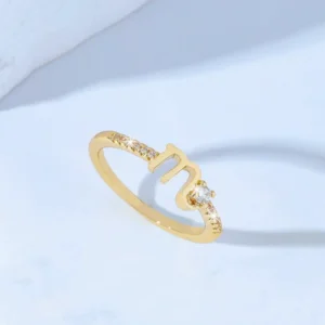 Minimalist Korean Ring Open Ring Cz U