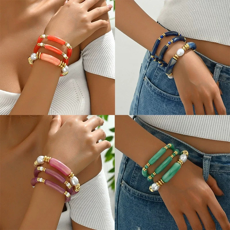 Minimalist Bangle Multi-Layer Beaded Designer Bangle Women'S Bracelet Designer