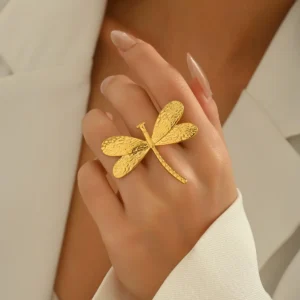 European Women'S Ring Geometric Open Plain Band Ring