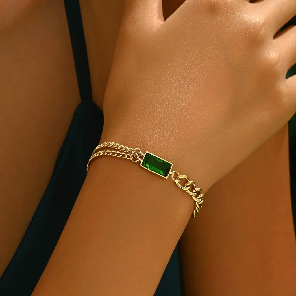 Fashion Luxury Bracelet Designer Inlaid Cz Bangle Cz Designer
